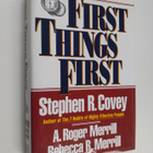 Stephen R. Covey : First things first : to live, to love,... - pikkukuva 1