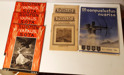 Vanhat lehdet  1921, 1936 ja 1942