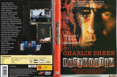 Postmortem (83 369) k -FI- DVD suomik. charlie sheen 1997