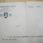 Ilmoitus Johtokunnan Kokouksesta Itsenäisyyden Liitto 1929 - pikkukuva 2