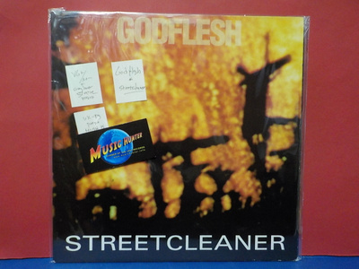 GODFLESH - STREETCLEANER VG+/M- UK -89 PRESS LP