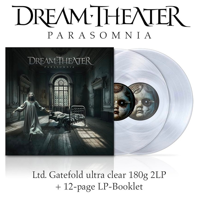 DREAM THEATER : Parasomnia - 2LP, Ltd Gatefold 180g u..clear