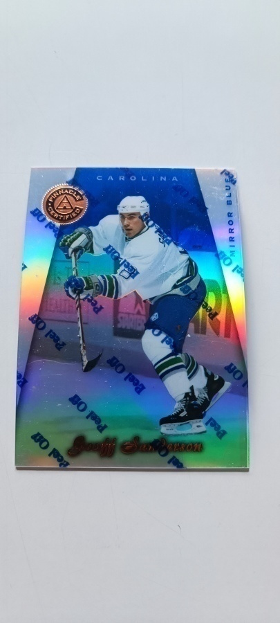 1997-98 Pinnacle Certified Mirror Blue #125 Geoff Sanderson