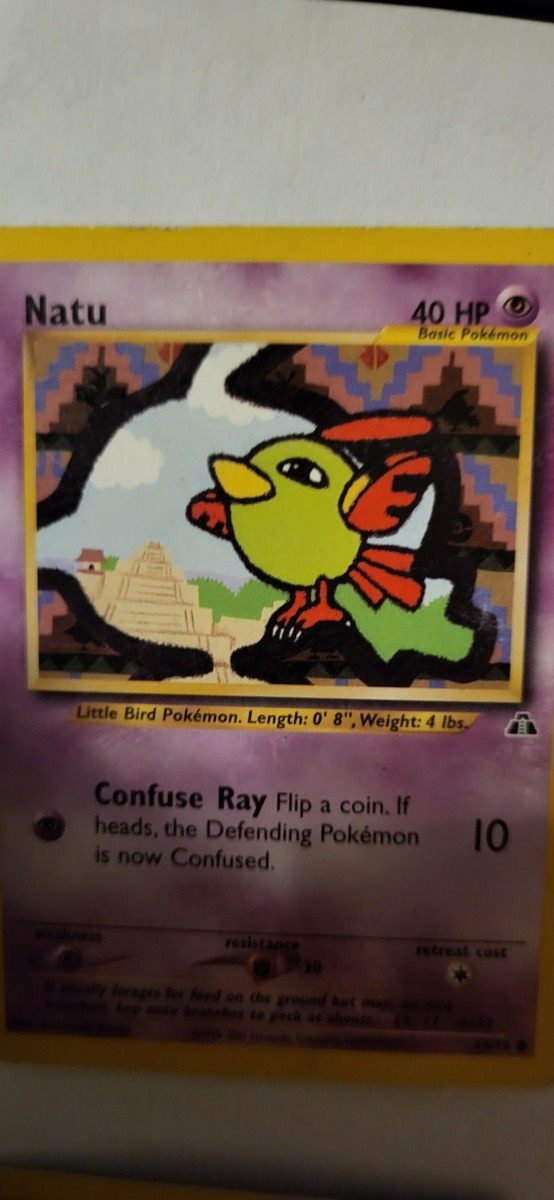 Natu (NDI 59) Neo Discovery common Pokemon CCG card