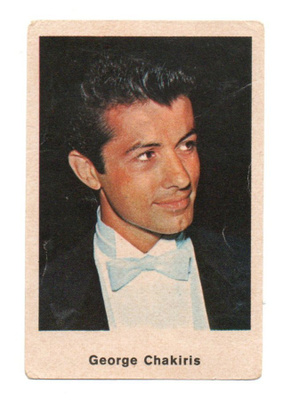 Purkkakuva Hellas Pop-tähtisarjs A n:o 37 GEORGE CHAKIRIS