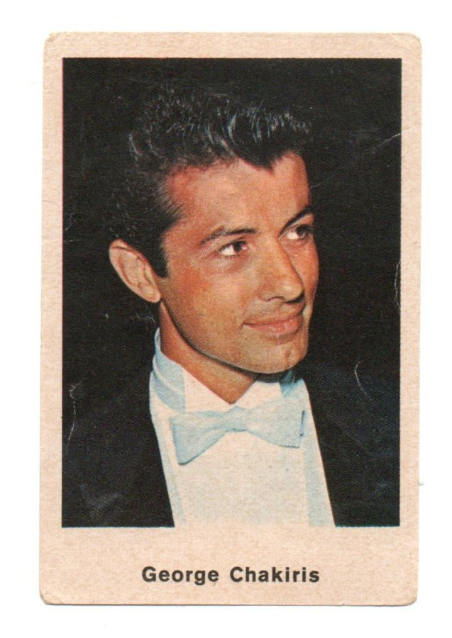 Purkkakuva Hellas Pop-tähtisarjs A n:o 37 GEORGE CHAKIRIS