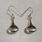 Hopeaa, Teardrop Ball Dangle Drop, korvakorut 925 - pikkukuva 1
