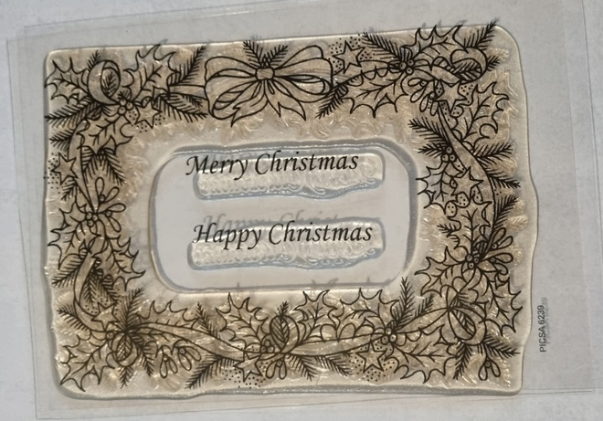 Personal Impressiors leimasin "CHRISTMAS HOLLY FRAME"