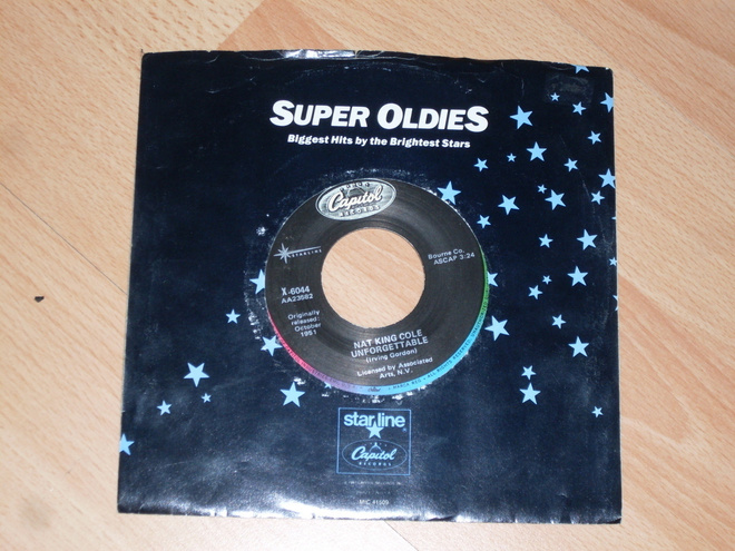 7" NAT KING COLE - Unforgettable - single vocal pop MINT-