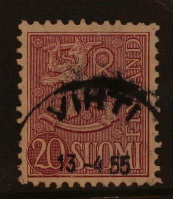 # 23772 # Vihti 13.4.55 - M-54 20mk loisto