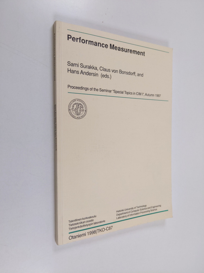 Performance measurement : proceedings of the Seminar "Spe...