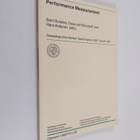 Performance measurement : proceedings of the Seminar "Spe... - pikkukuva 1