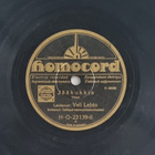 Savikiekko 1931 - Veli Lehto - Homocord O. 4-23139 - pikkukuva 3