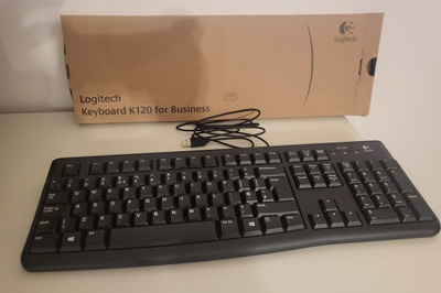 Logitech K120 näppäimistö UK (KÄYTTÄMÄTÖN) USB