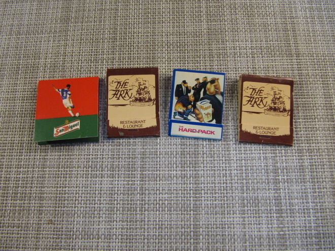 Mainostikkuaskeja 4 kpl San Miguel , Hard Pack.ym.