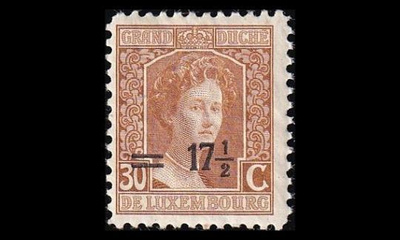 Luxemburg 114 * Käyttösarja 17½/30 C (1915)