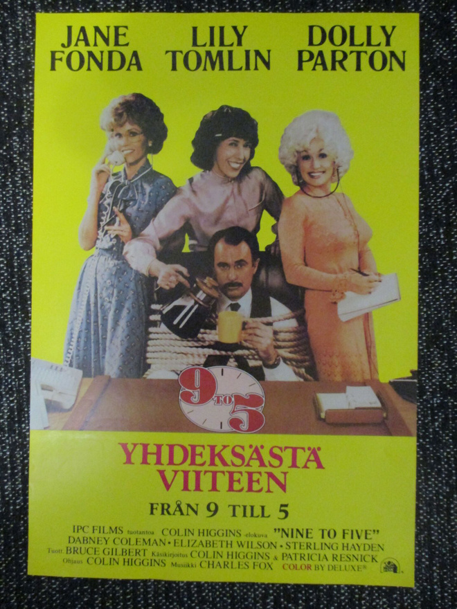 Yhdeksästä viiteen (1980) - vanha elokuvajuliste