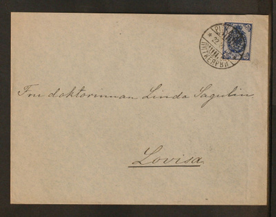 # 23446 # Kirje Pitkäjärvi > Loviisa - 1902