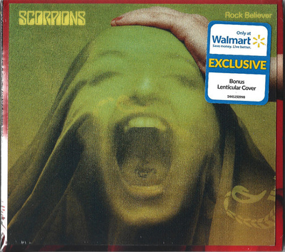 Scorpions - Rock Believer (CD) UUSI!! Limited Edition 3D