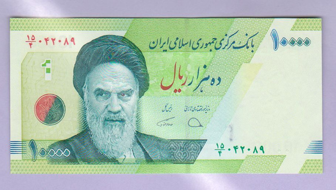 Iran 10000 Rials v.2019 UNC P-159c