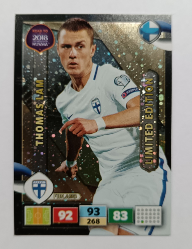 Panini Road To Russia 2018 Limited Edition Thomas Lam