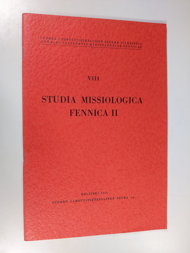 Studia missiologica Fennica 2