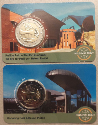 2 euro Suomi 2026  2 korttia