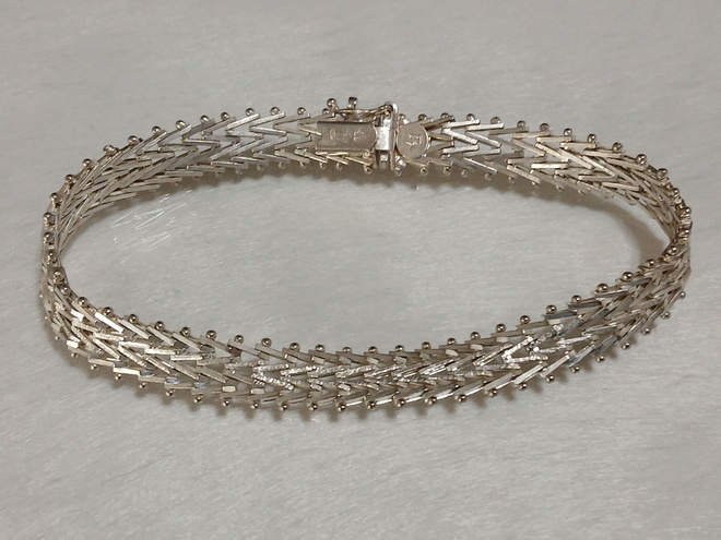 Hopea Pulsera Hombre Plata rannekoru 925 Italy