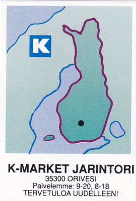 Orivesi, K-Market Jarintori , Kesko, kartta s82