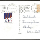 Tub Joulumerkki 1974 Metsätontut kortilla viestillinen - pikkukuva 1