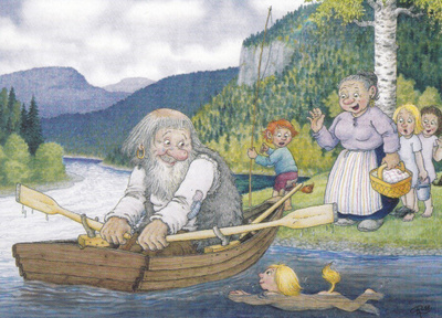 Rolf Lidberg: Peikkotyttö ui