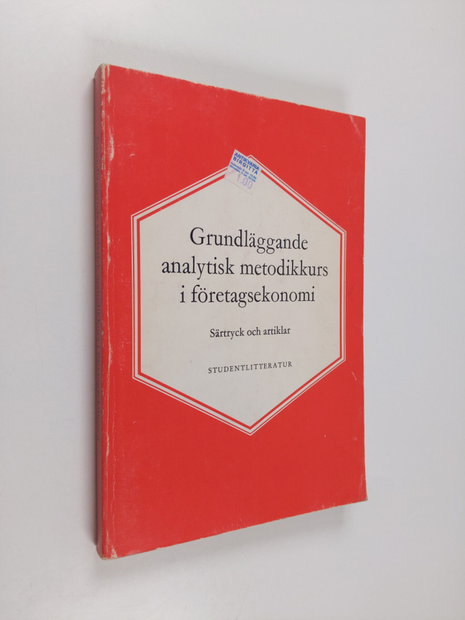 Grundläggande analytisk metodikkurs i företagsekonomi