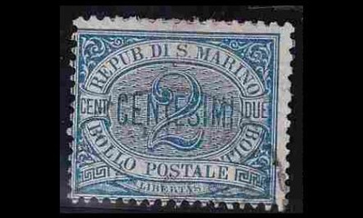San Marino 12 o Käyttösarja numero 2 C (1892)