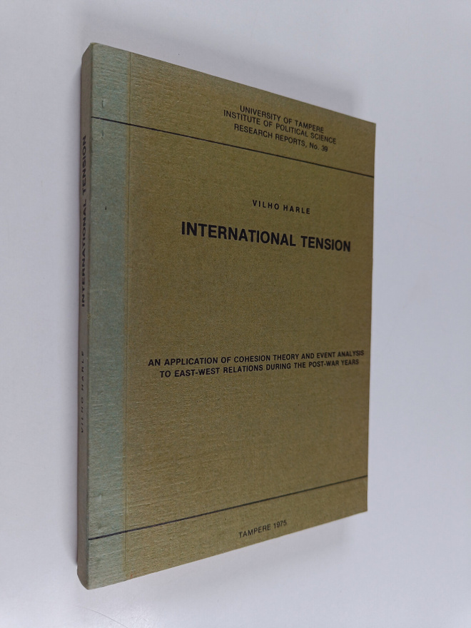 Vilho Harle : International Tension : An Application of C...