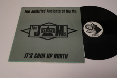 The Jams - It's Grim Up North 12" *KLF ELECTRONIC TECHNO*