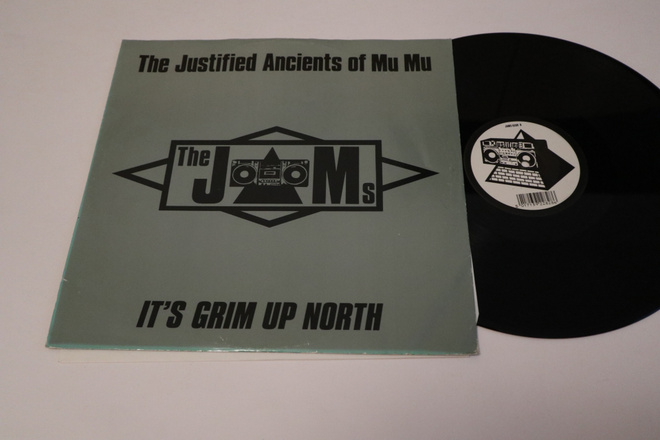 The Jams - It's Grim Up North 12" *KLF ELECTRONIC TECHNO*