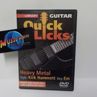 QUICK LICKS HEAVY METAL, STYLE: KIRK HAMMETT UUSI DVD - pikkukuva 1