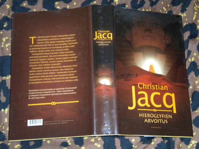 Christian Jacq - Hieroglyfien arvoitus - sidottu 2006 1.p.
