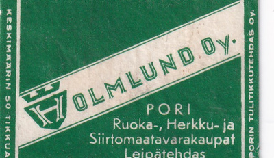 Pori, Holmlund Oy. b549