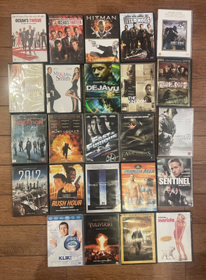 Erä DVD elokuvia 24 kpl