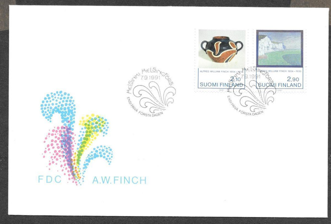 A.W. Finch 1991 FDC (LAPE 1142-1143)