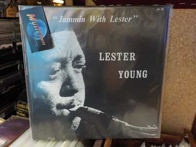 LESTER YOUNG - JAMMIN WITH LESTER EX+/EX+ LP