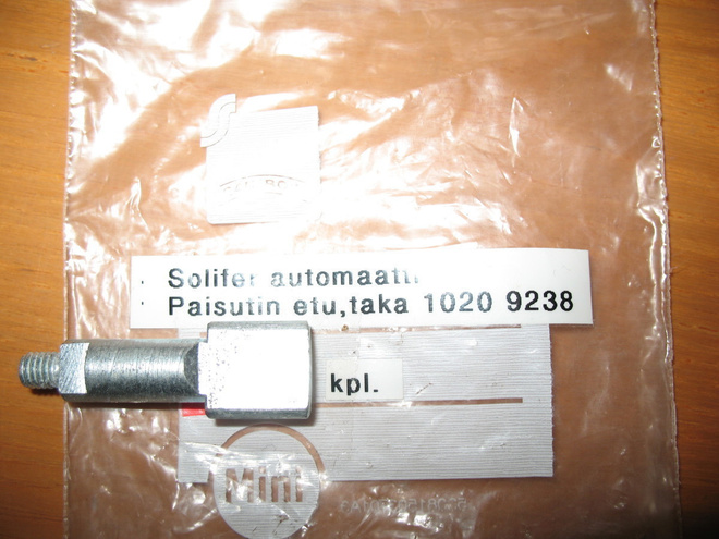 Jarrulevittäjä(paisutin)Solifer-automaatti(runkotankki) NOS.