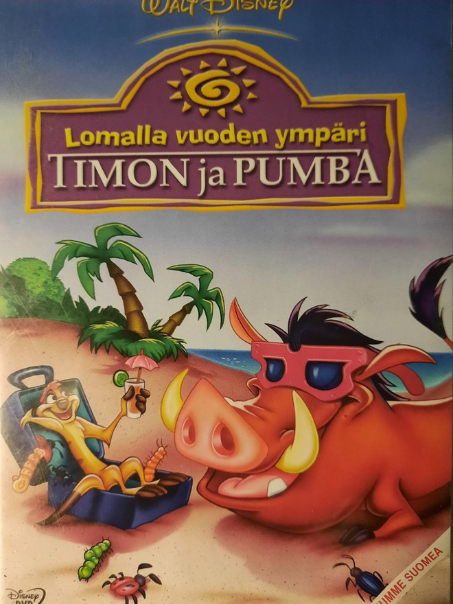 TIMON JA PUMBA LOMALLA VUODEN YMPÄRI DVD