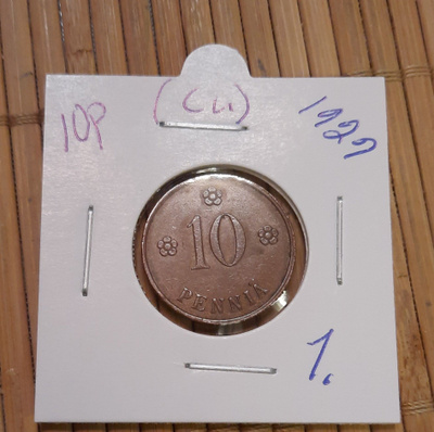 10 penniä (Cu) 1929