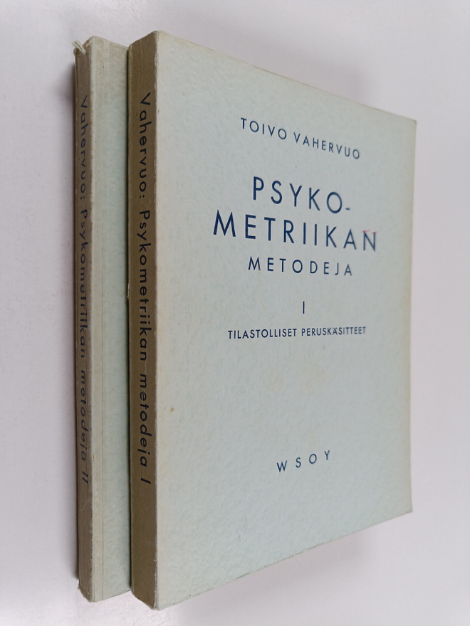 Toivo Vahervuo : Psykometriikan metodeja 1-2