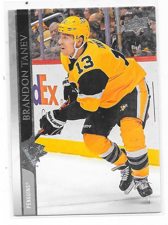 2020-21 Upper Deck #144 Brandon Tanev Pittsburgh Penguins