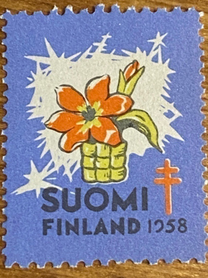 JOULUMERKKI KUKKA 1958**