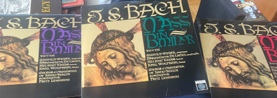 Bach: Mass in B Minor/H-mollimessu 3 x LP