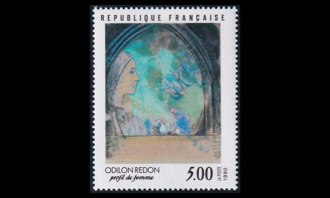 Ranska 2761 ** Taide Odilon Redon (1990)
